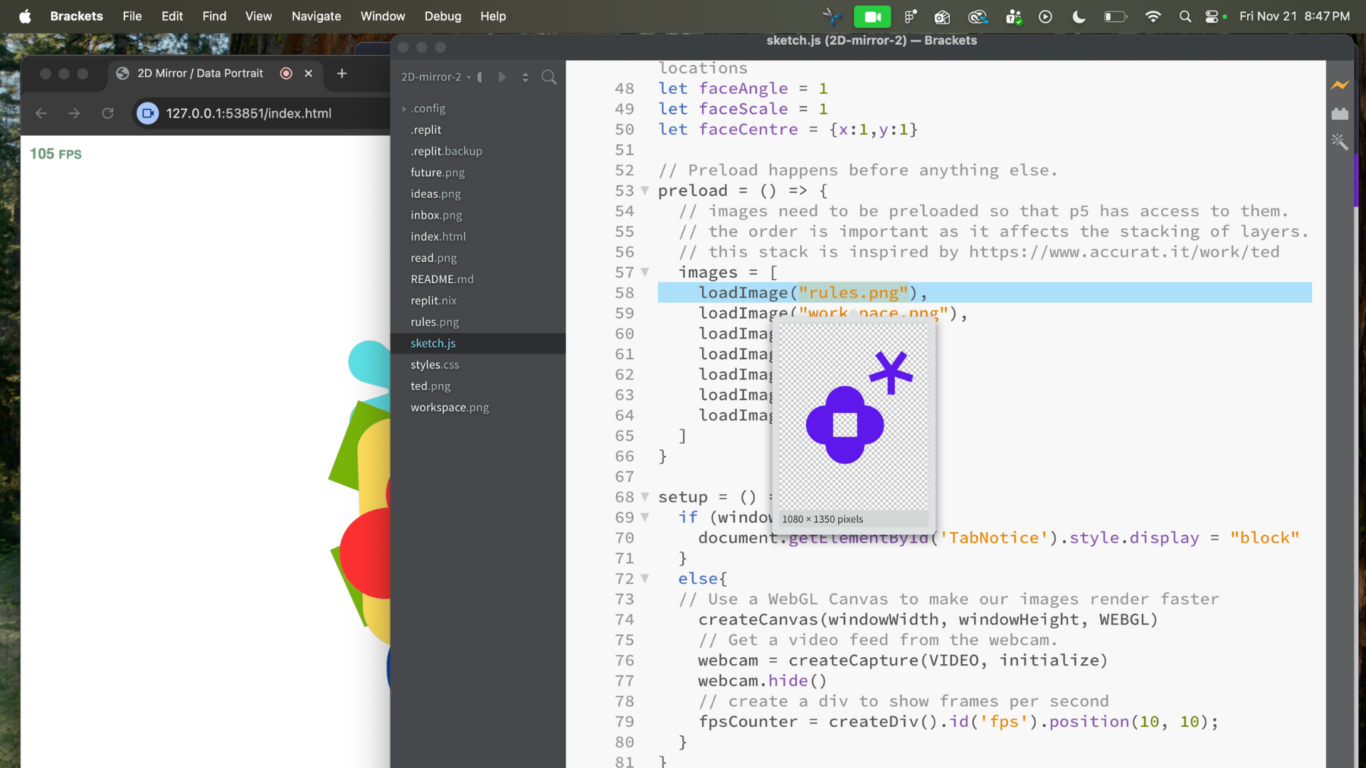 In this step I selected specific stock shapes from Canva (cloud, starburst, blobs, etc.) that matched the Giorgia Lupi–inspired visual language, and started colouring and arranging them so they could become the individual graphic layers in my data portrait.