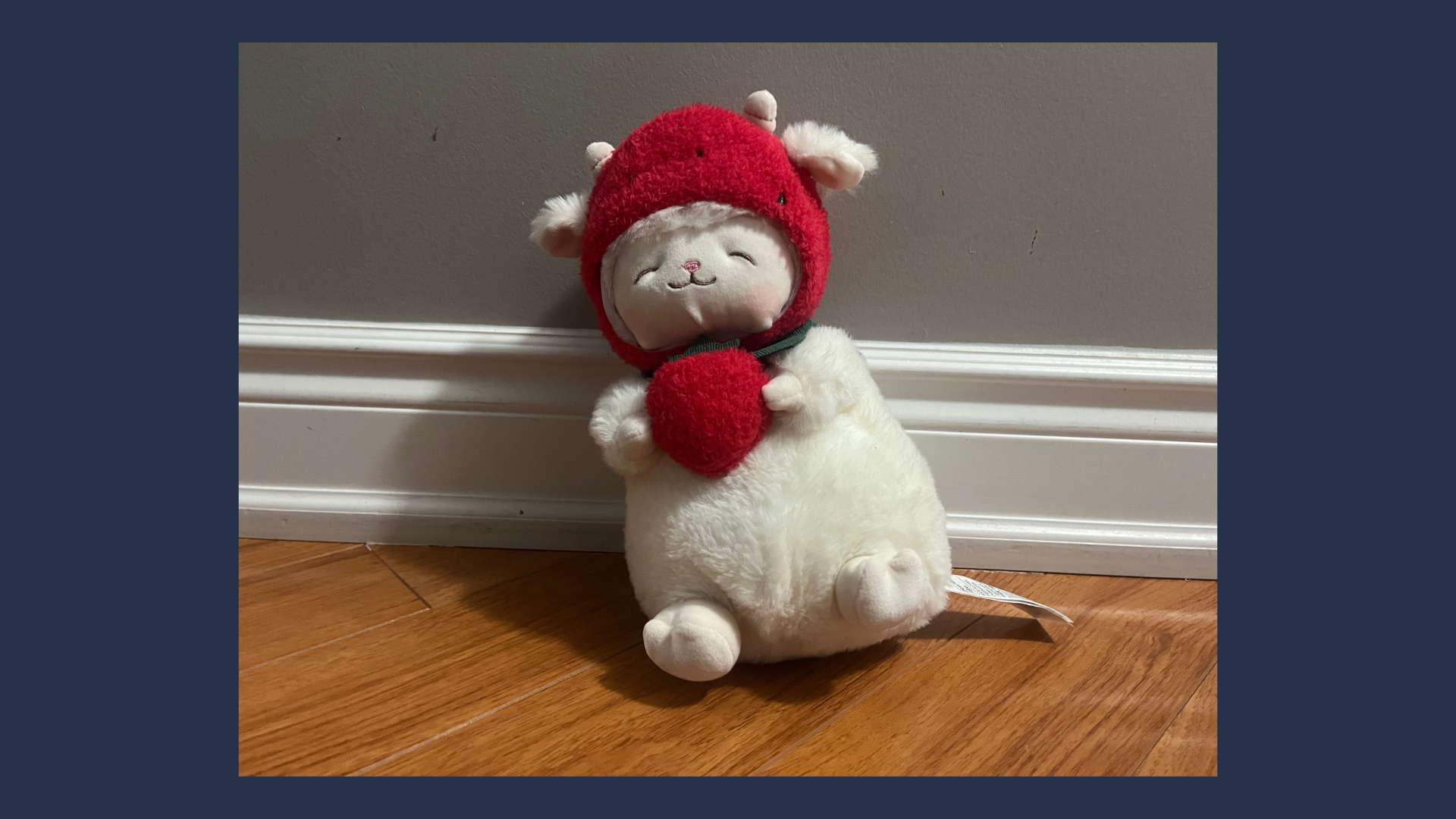 Plush Toy (Strawberry Sheep) – Reference Photo