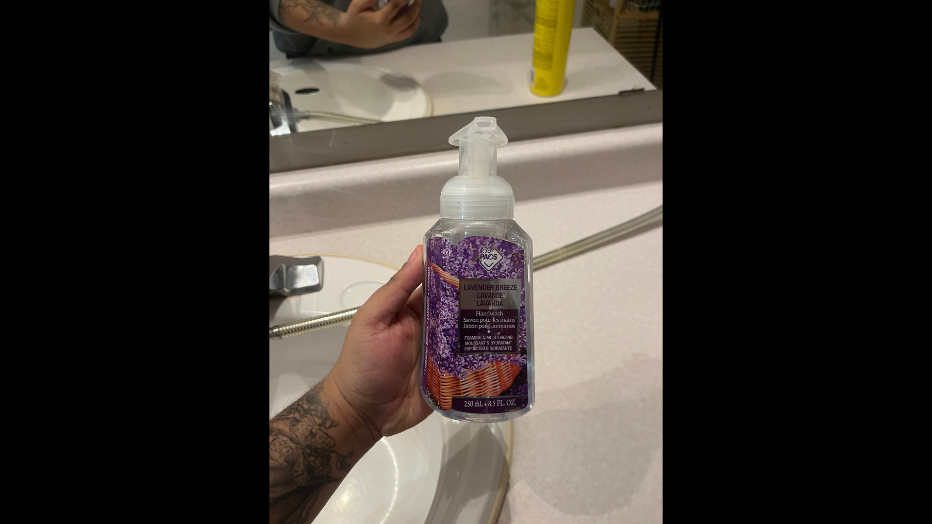 This is my hand soap. I wanted to use the pump function specifically for the circuit and interactivity